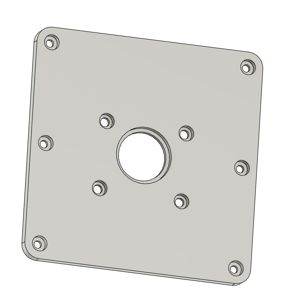 Acrylic Base for Makita RT0701C Trim Router or Cordless XTR01Z 18V Large 6in x 6in - Pixels to Prototype