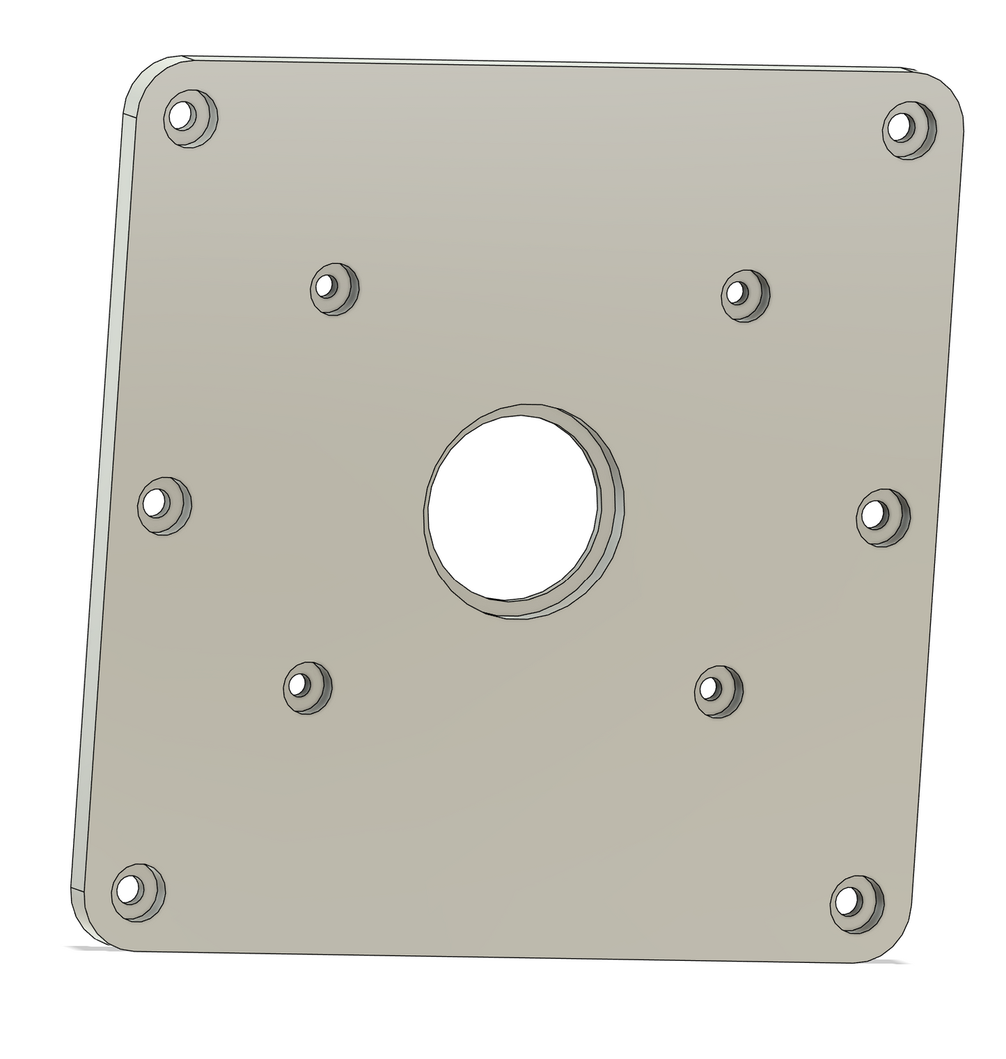 Acrylic Base for Bosch Colt Trim Router Large 6in x 6in - Pixels to Prototype