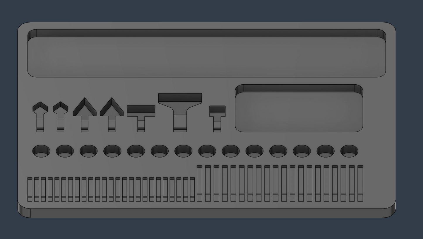 CNC End Mill Storage — Free Design Files | Organizes Bits, Collets & Tooling