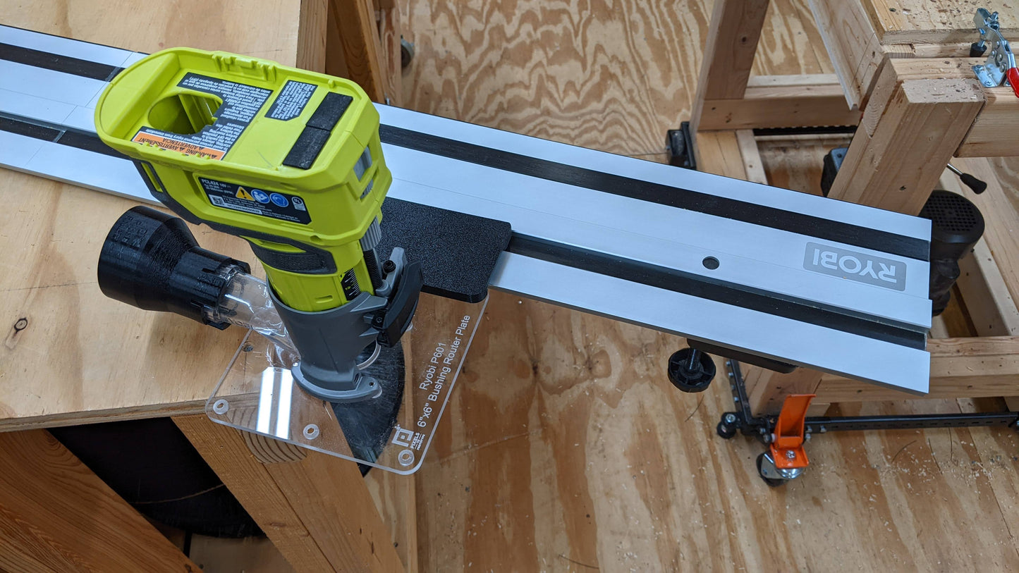 Router Plate Track Saw Track Accessory - Pixels to Prototype 6" Router Plate