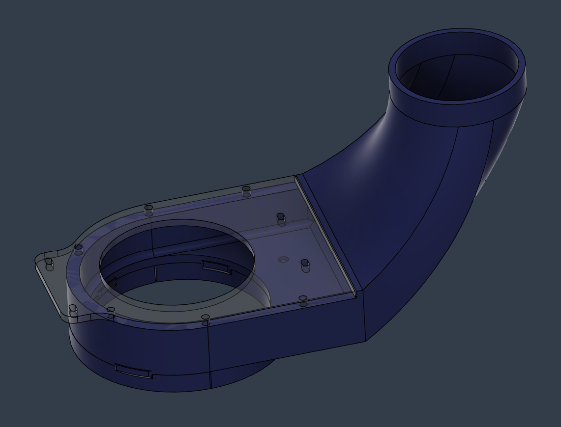 Phantom ATC dust boot 3D model for Atomic and Reaper CNC machines