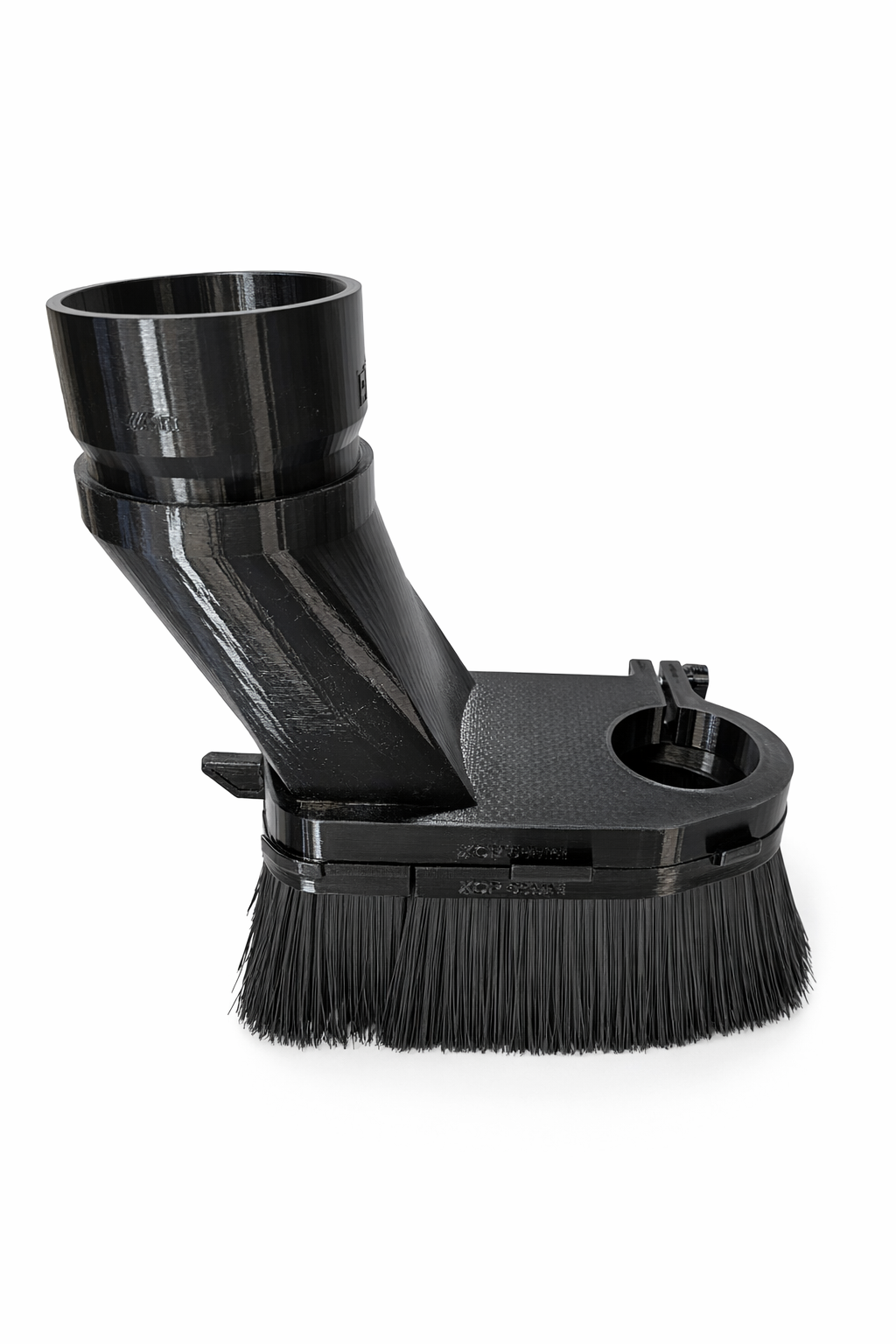 XCarve Pro CNC dust boot rear view with hose port