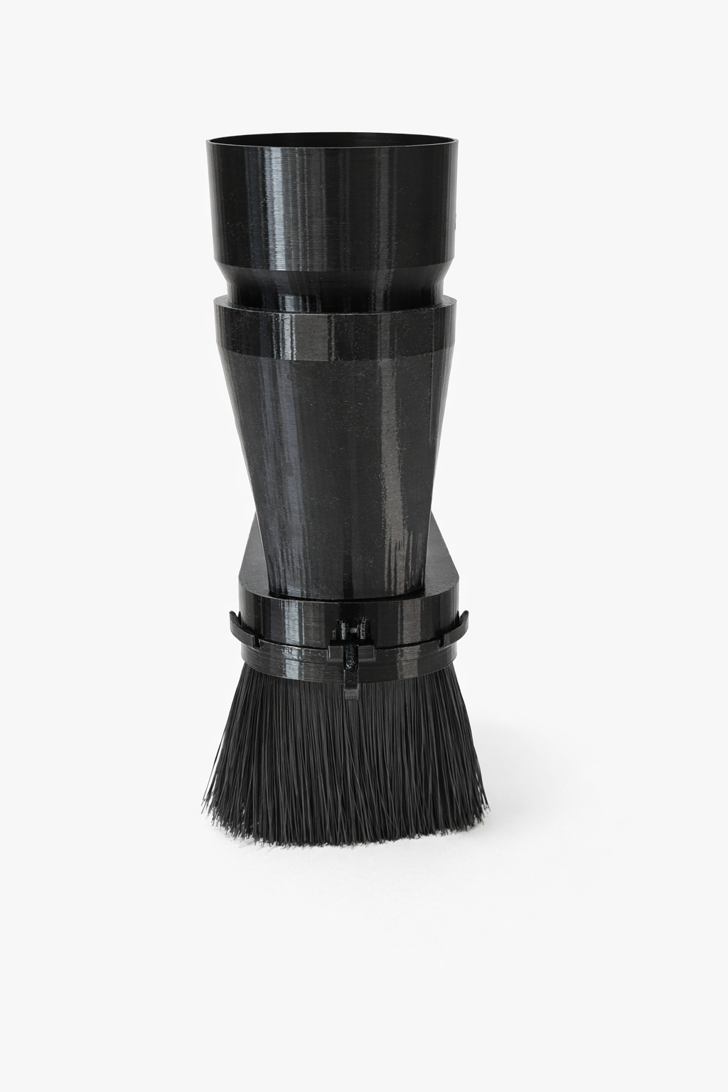 XCarve Pro dust boot underside showing brush and air gap