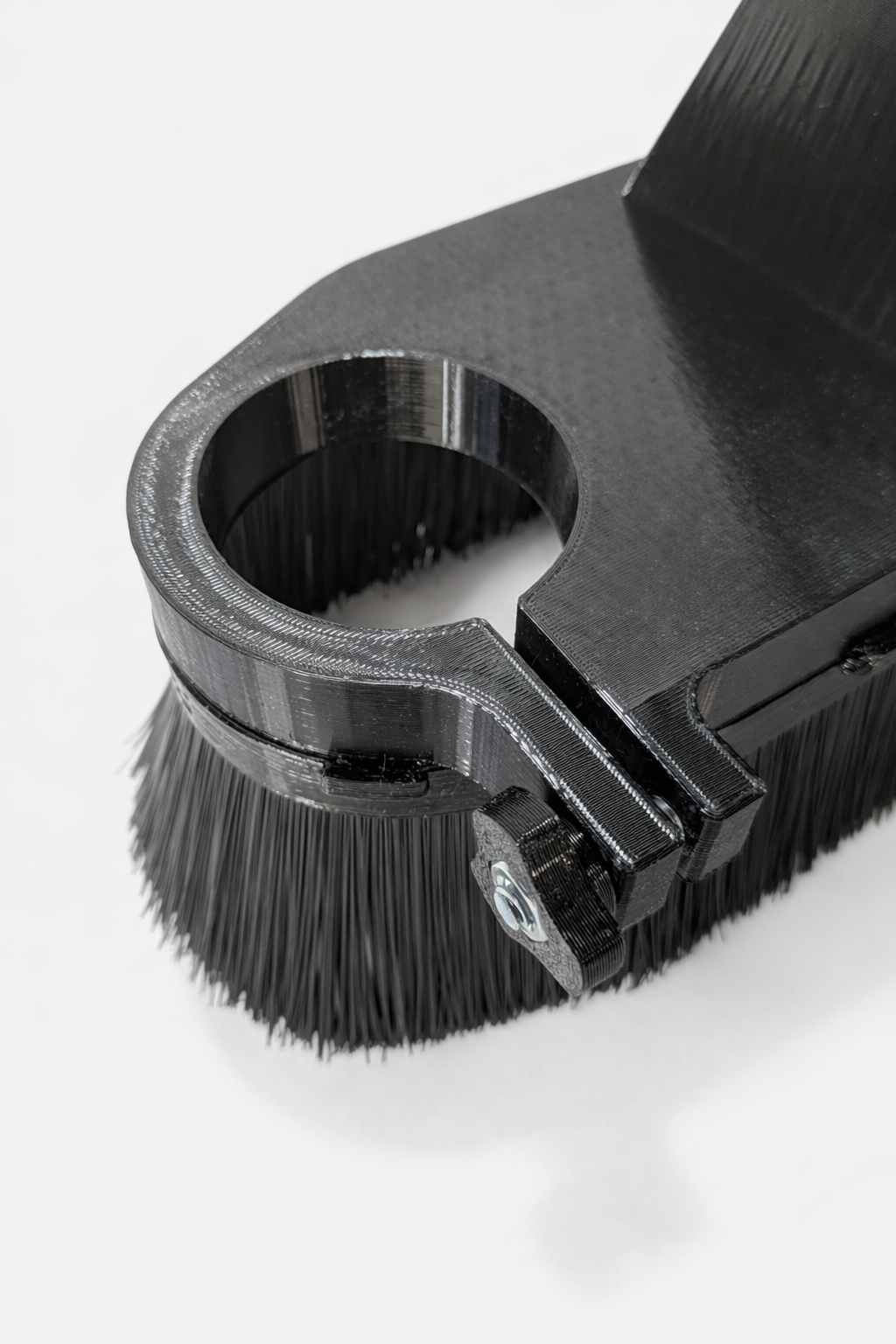 XCarve Pro dust boot brush detail and side profile view