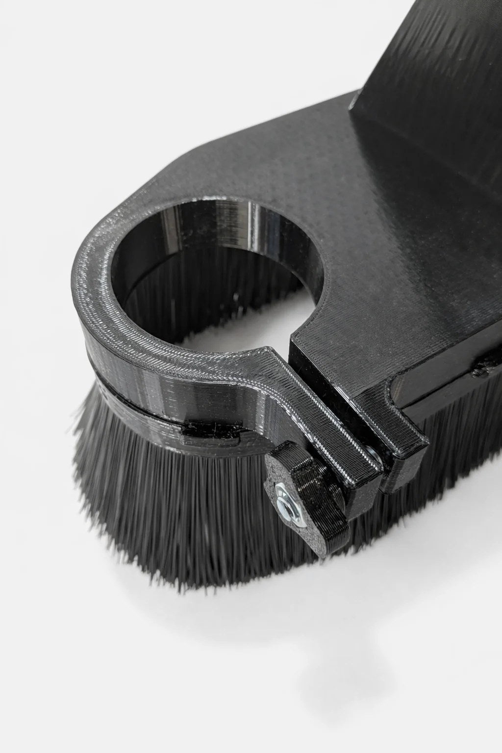 XCarve Pro dust boot brush detail and side profile view