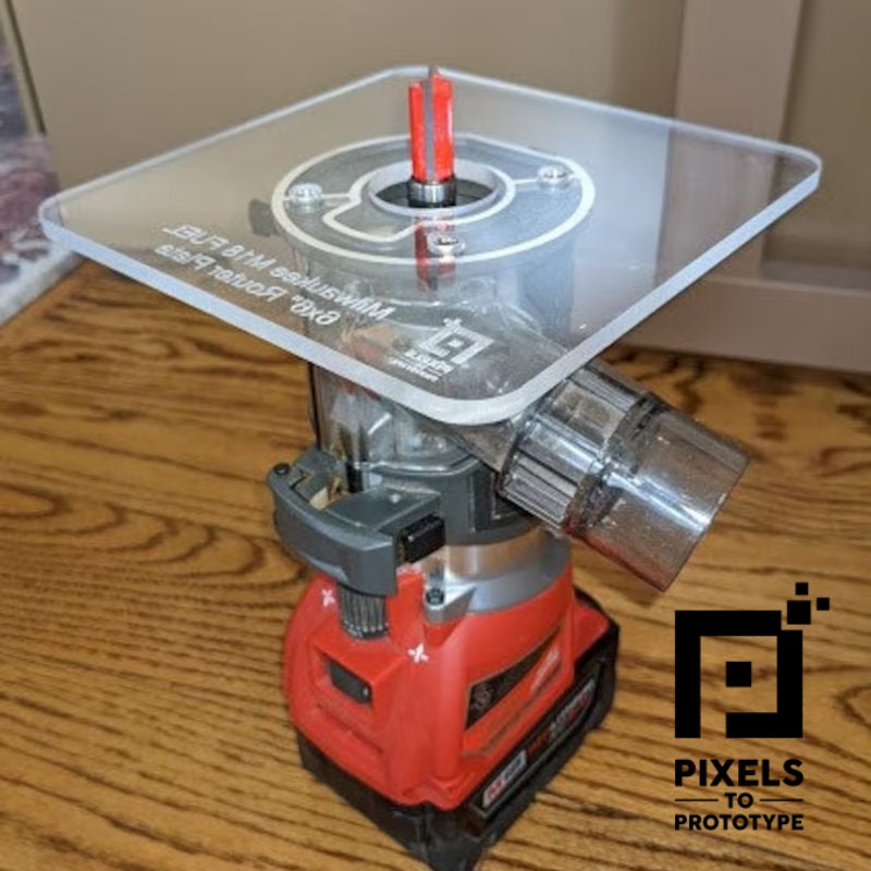 Custom Larger Router Plates - Many Options! (6in x 6in)  Pixels to Prototype
