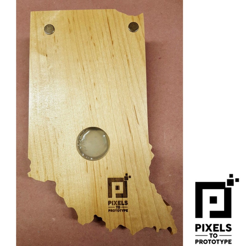 Magnetic Indiana Bottle Opener