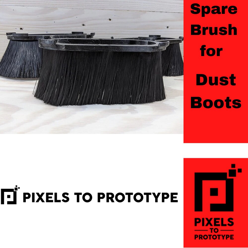 Spare Brush for All P2P Dust Boots - Pixels to Prototype - Standard Boot, Shark, Onefinity, v3