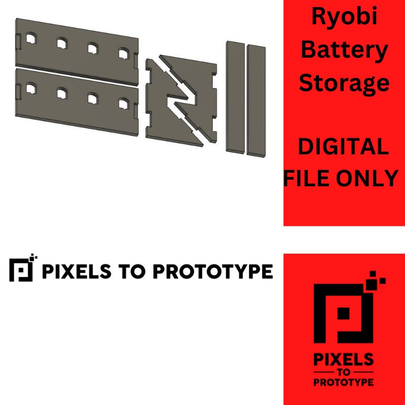 Ryobi Battery Storage DIGITAL FILE ONLY