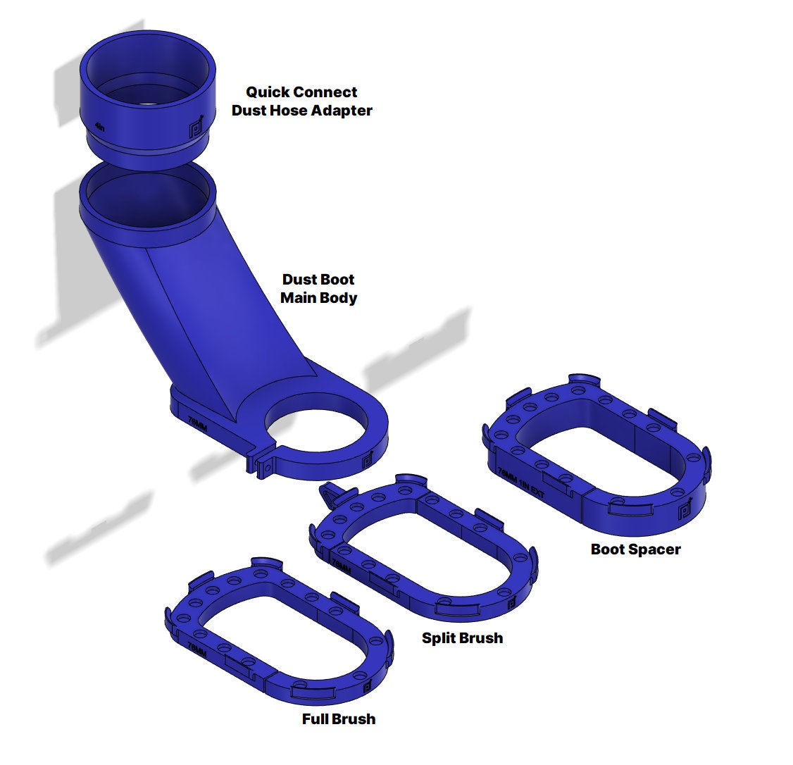 Pixels to Prototype Dust Boot v3 Spacer Plates